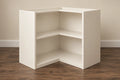 Corner Wall Cabinet — Carcass Only — AI design visual; illustrative finish and construction