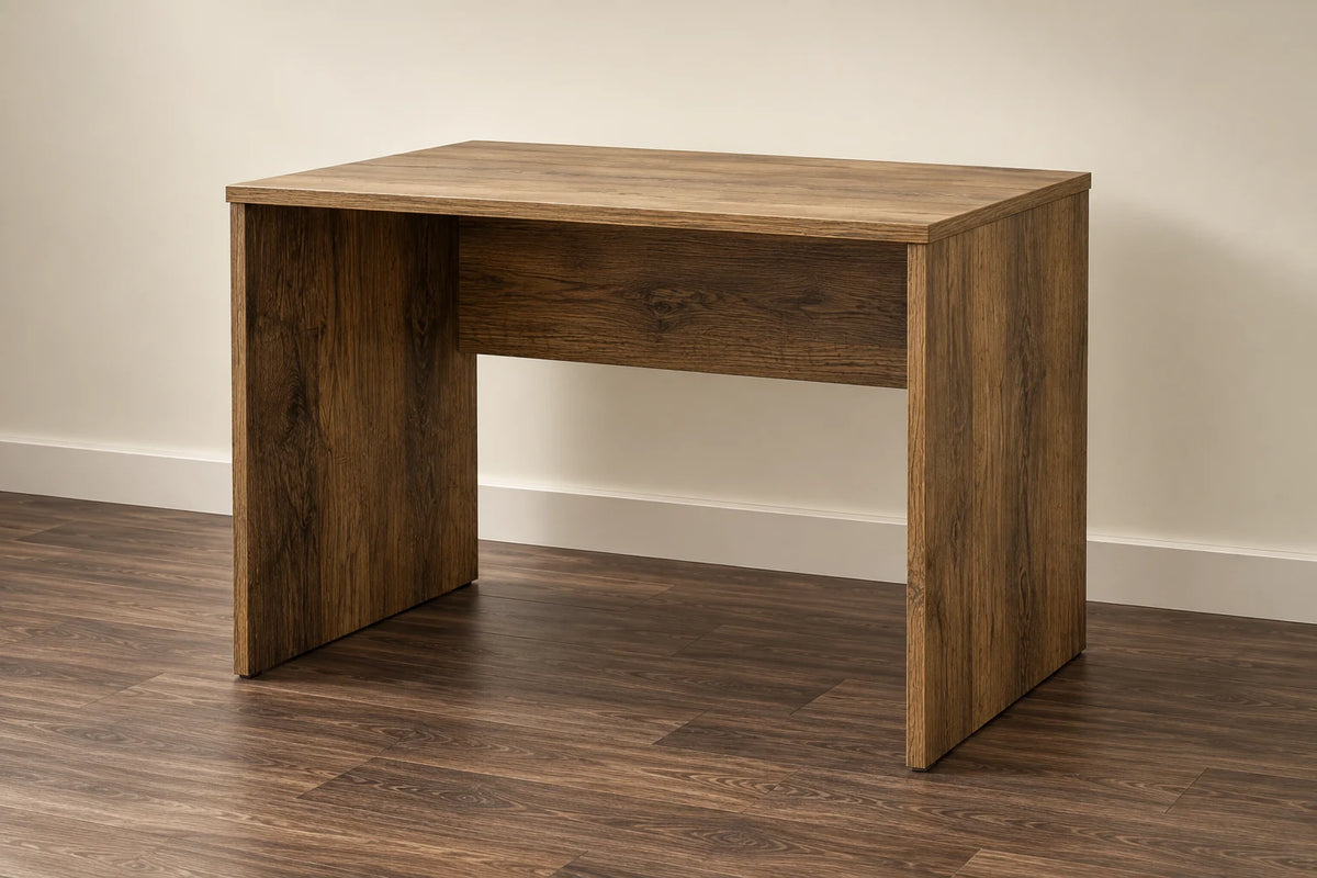 Home Office Desk — AI design visual; illustrative finish and construction